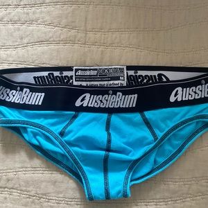 Aussiebum Locker Boy brief teal. Size M (fits 30-33)